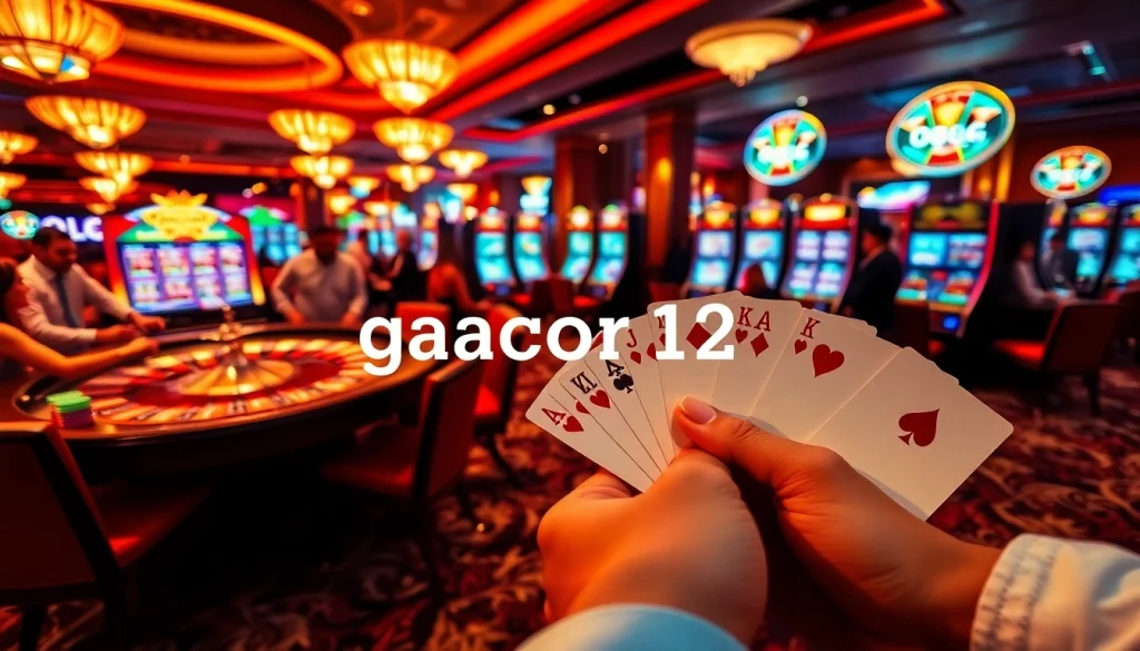 Experience the thrill of gacor123 at a vibrant casino table, where high-stakes excitement fills the air.